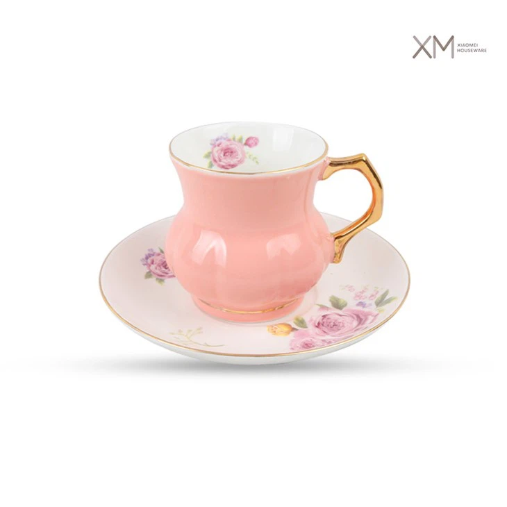 Roses Porcelain Tea Cup And Saucer